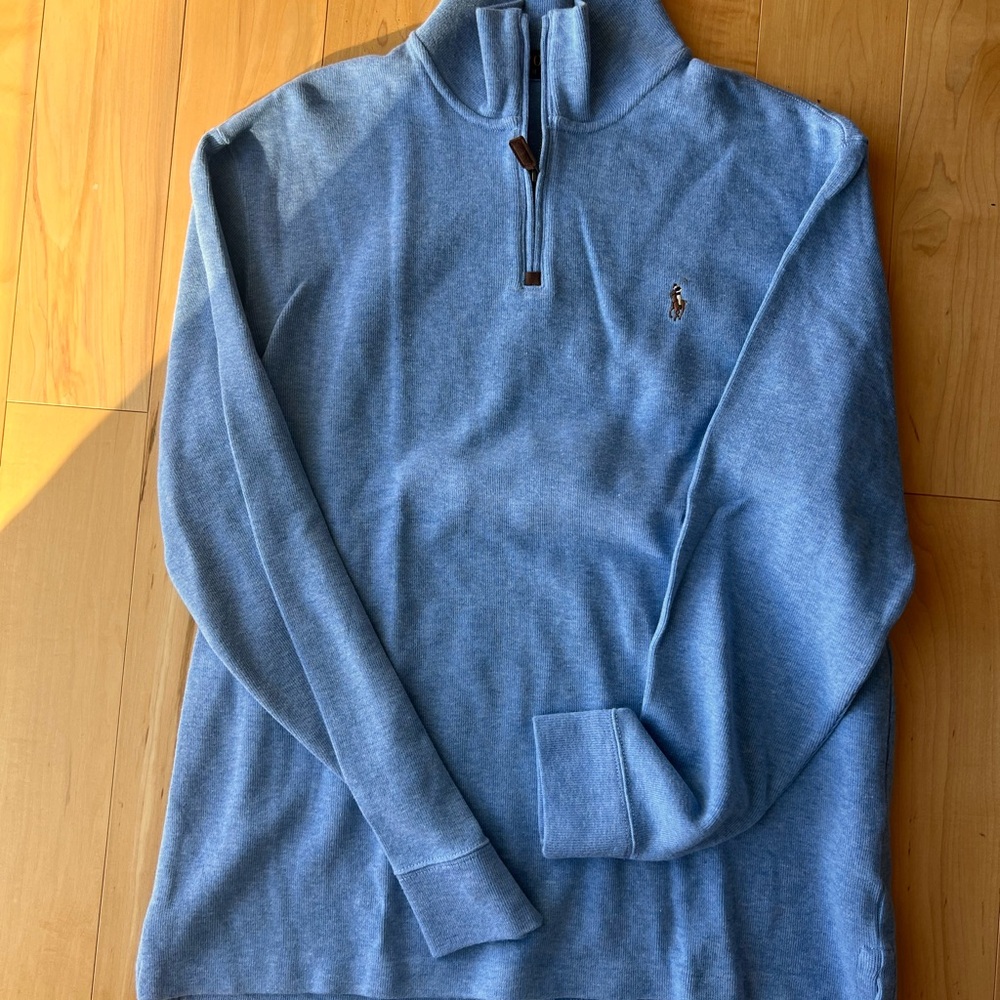 Polo Ralph Lauren French Rib Half Zip - Picture 2 of 3